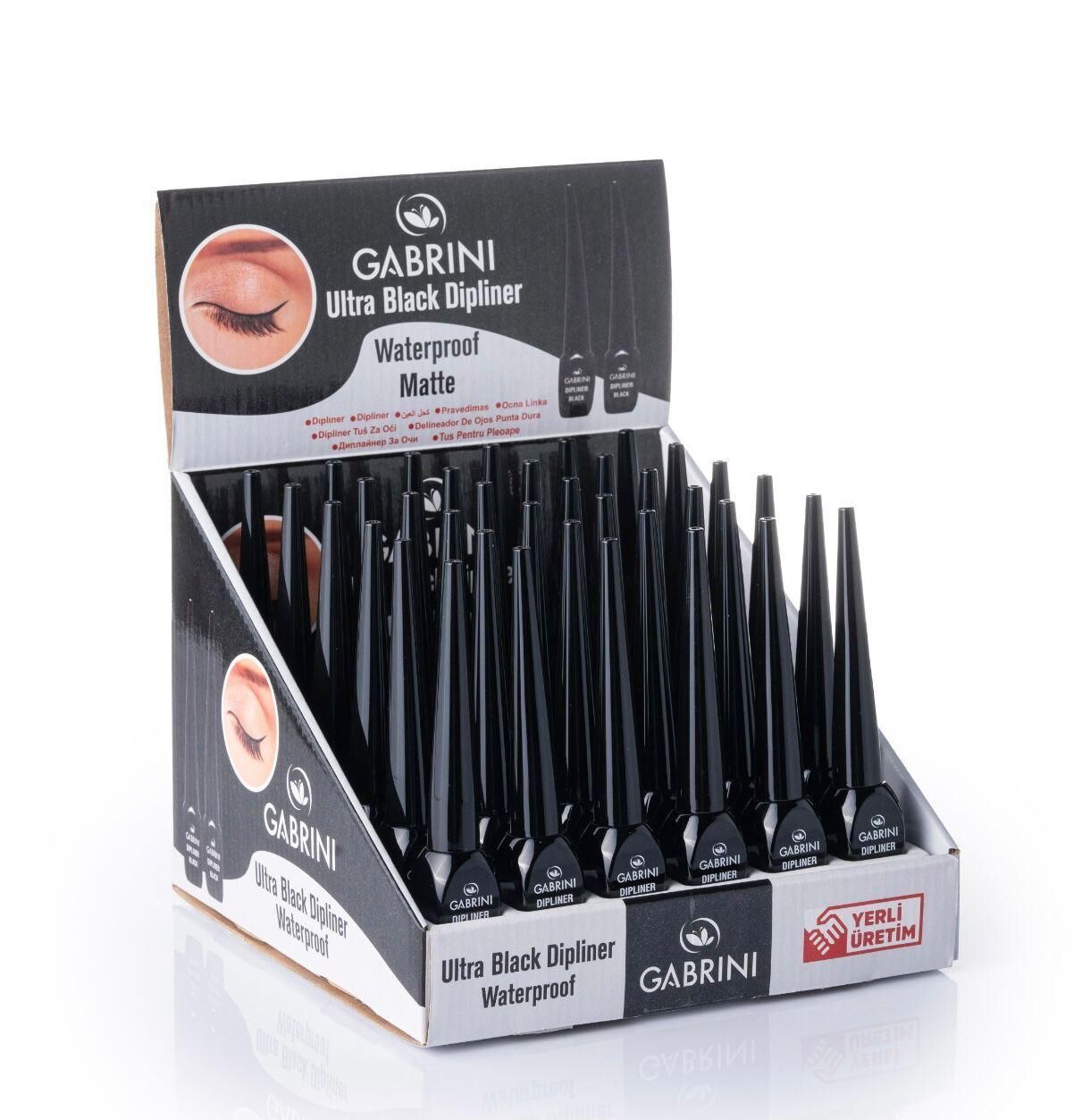 Toptan Gabrini Ultra Black Dipliner – 36'lı Paket