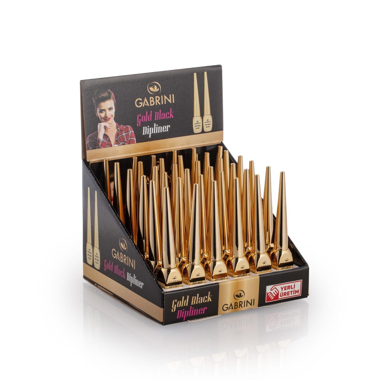 Toptan Gabrini Gold Black Dipliner – 36'lı Paket