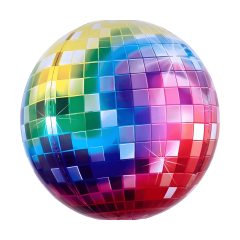 Toptan Renkli Disco Topu Folyo Balon