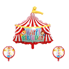 Toptan Sirk 3’lü Set Folyo Balon