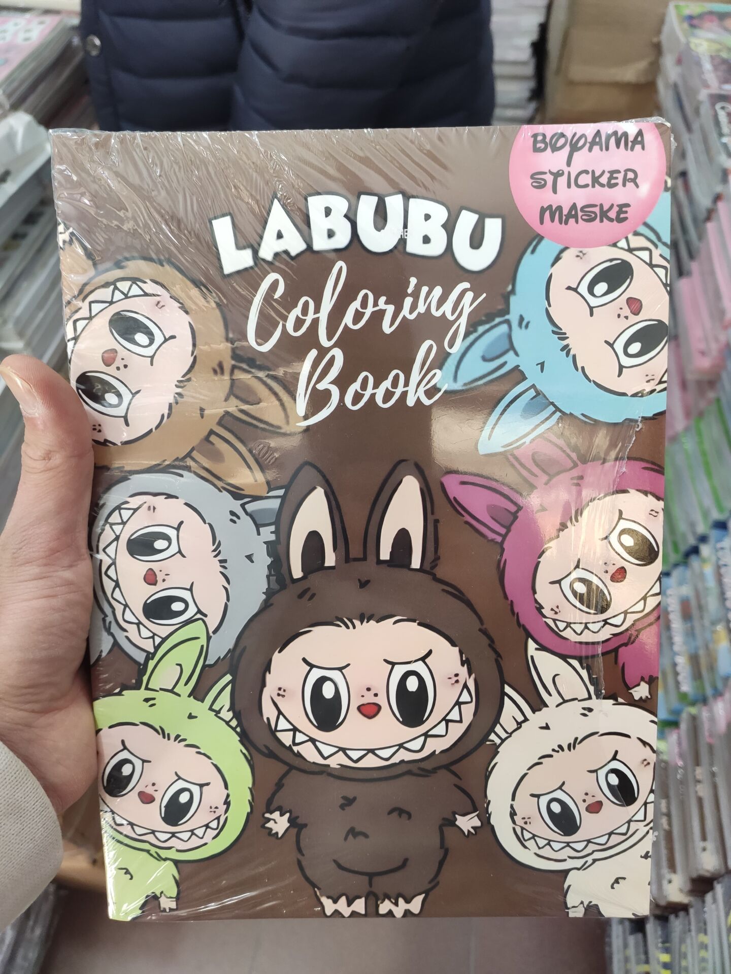 Toptan LABUBU Boyama Kitabı – 20'li Paket