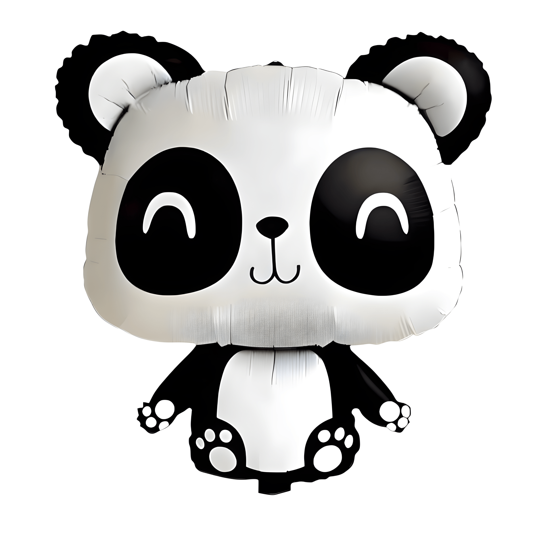 Toptan Sevimli Panda Folyo Balon