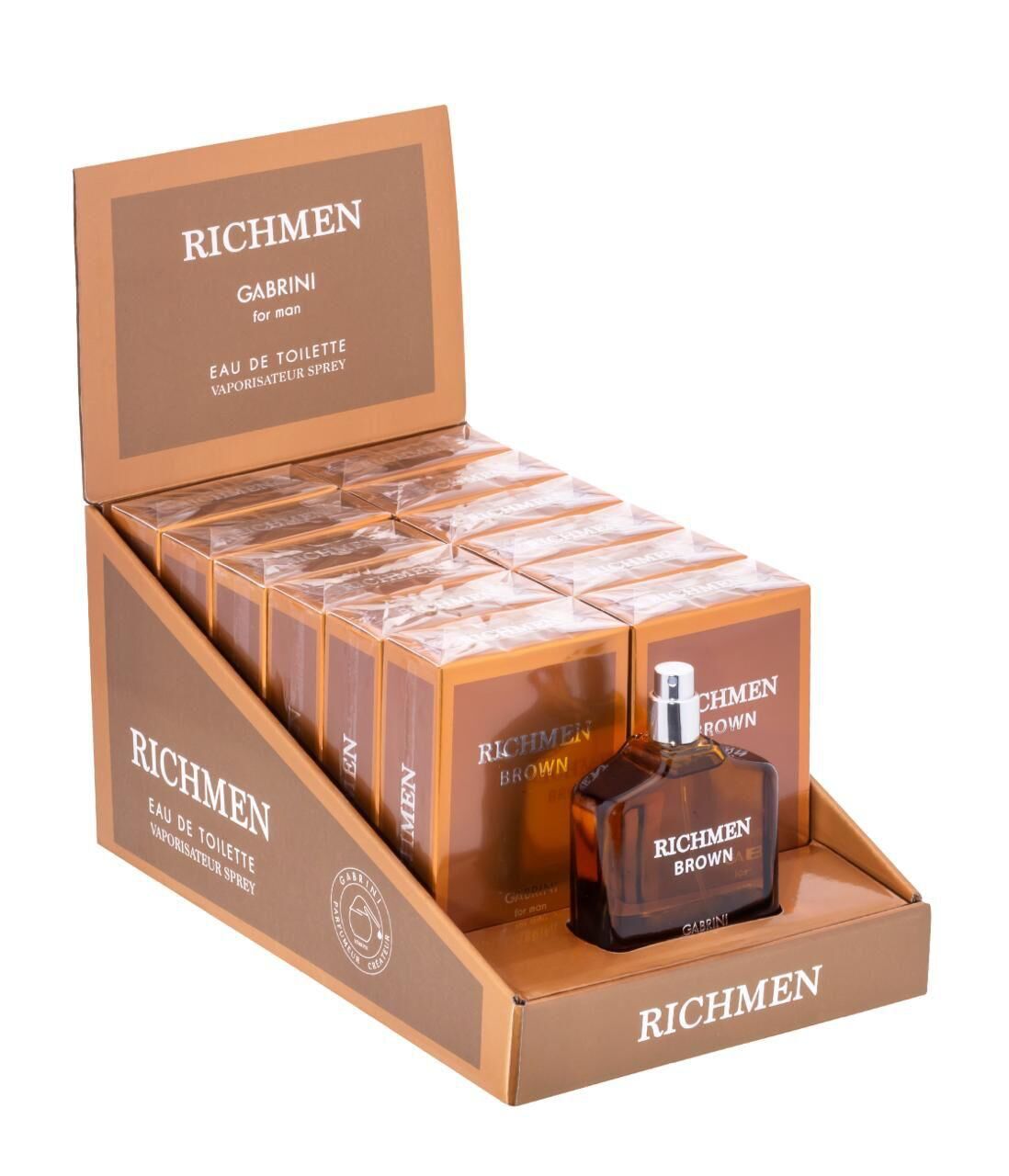 Toptan Gabrini Richmen Brown Eau de Toilette – 12'li Paket