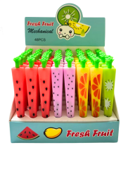 Toptan Meyve Şekilli Versatil Kalem – 48'li Paket