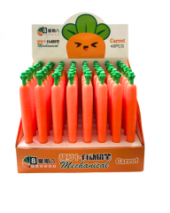 Toptan Havuç Şekilli Versatil Kalem – 48'li Paket