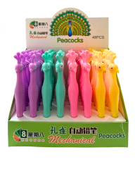 Toptan Tavuskuşu Şekilli Versatil Kalem – 48'li Paket