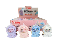 Toptan Unicorn Renkli Köpük Boncuklu Kalemtıraş – 24'lü Paket