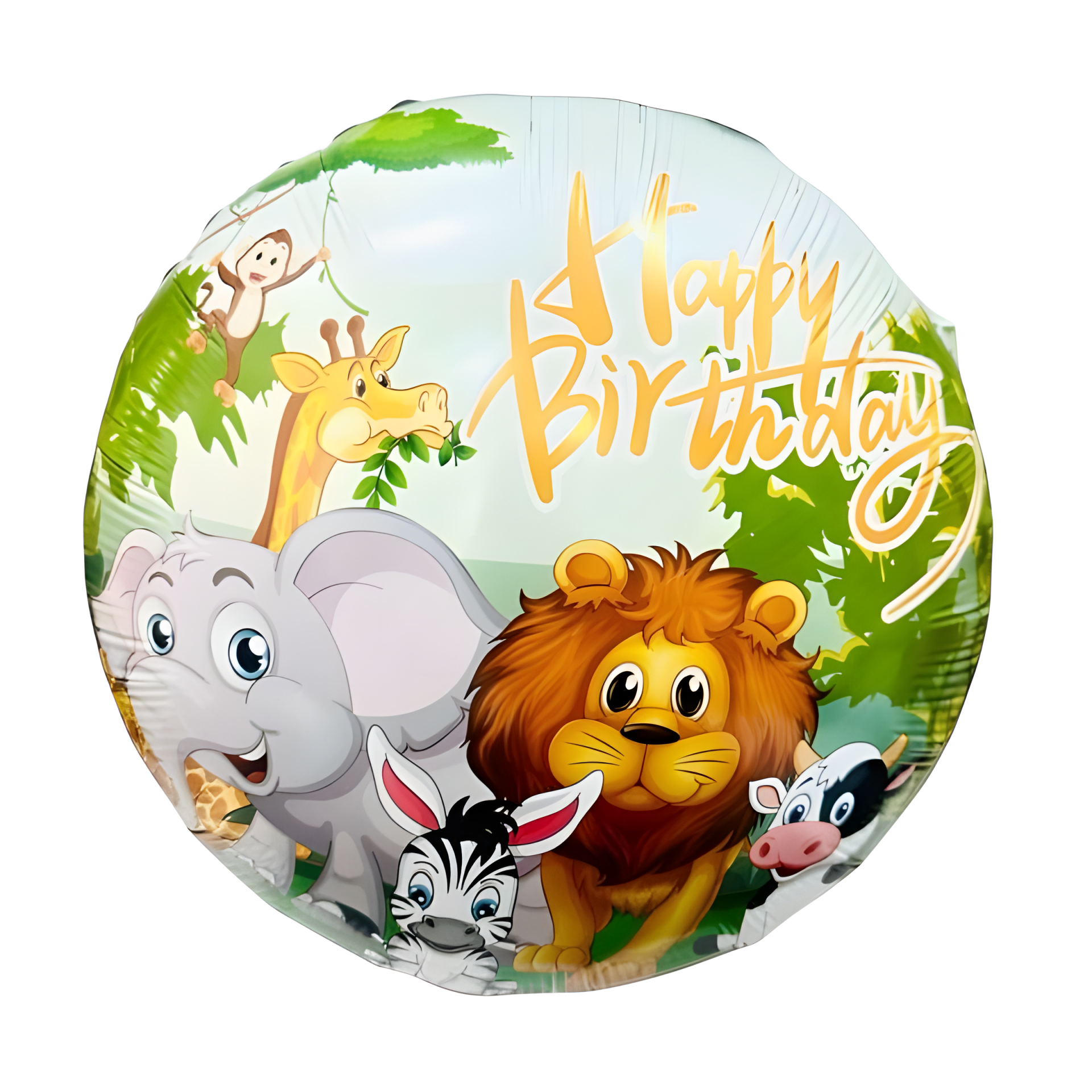 Toptan 18” Yuvarlak Safari Folyo Balon