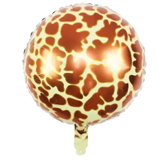 Toptan 18” Zürafa Desenli Folyo Balon