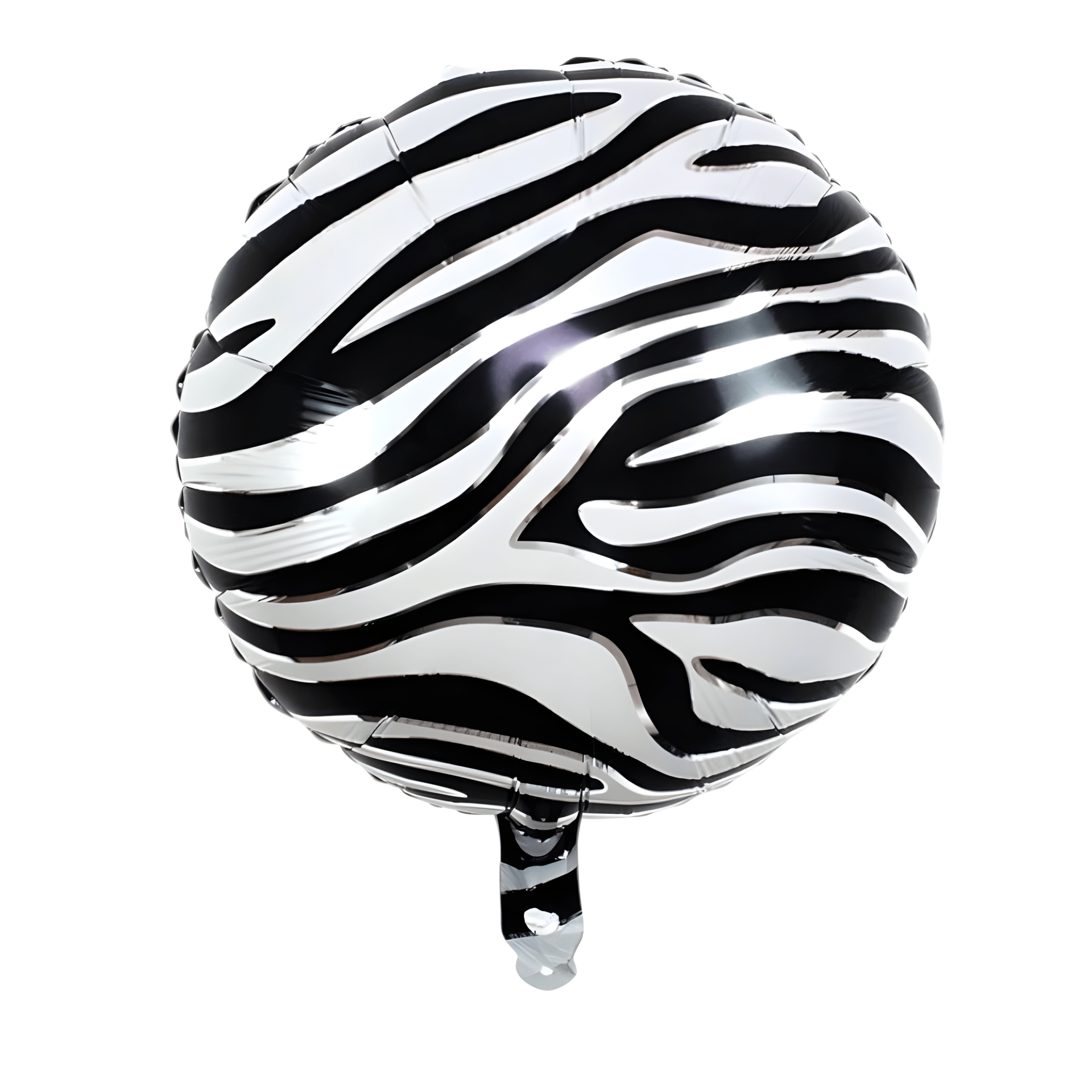 Toptan 18” Zebra Desenli Folyo Balon