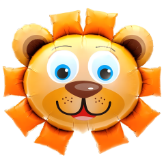Toptan 27'' Aslan Kafa Folyo Balon