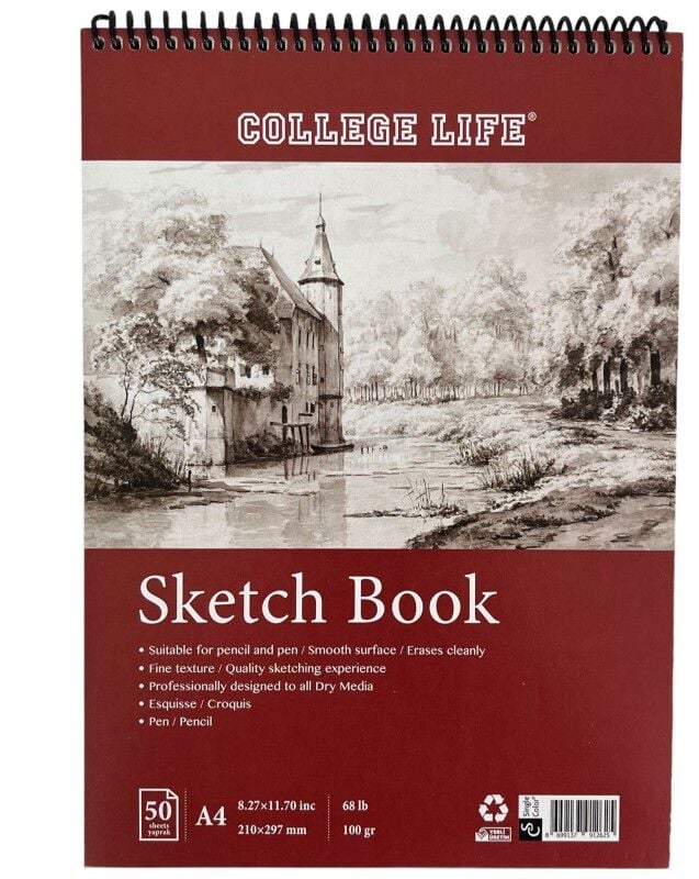 Toptan A4 Eskiz Defteri – 50 Yaprak