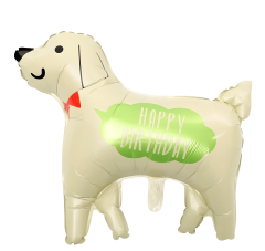 Toptan Köpek Happy Birthday Folyo Balon