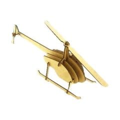 Toptan Alsa Ahşap Maket Helikopter