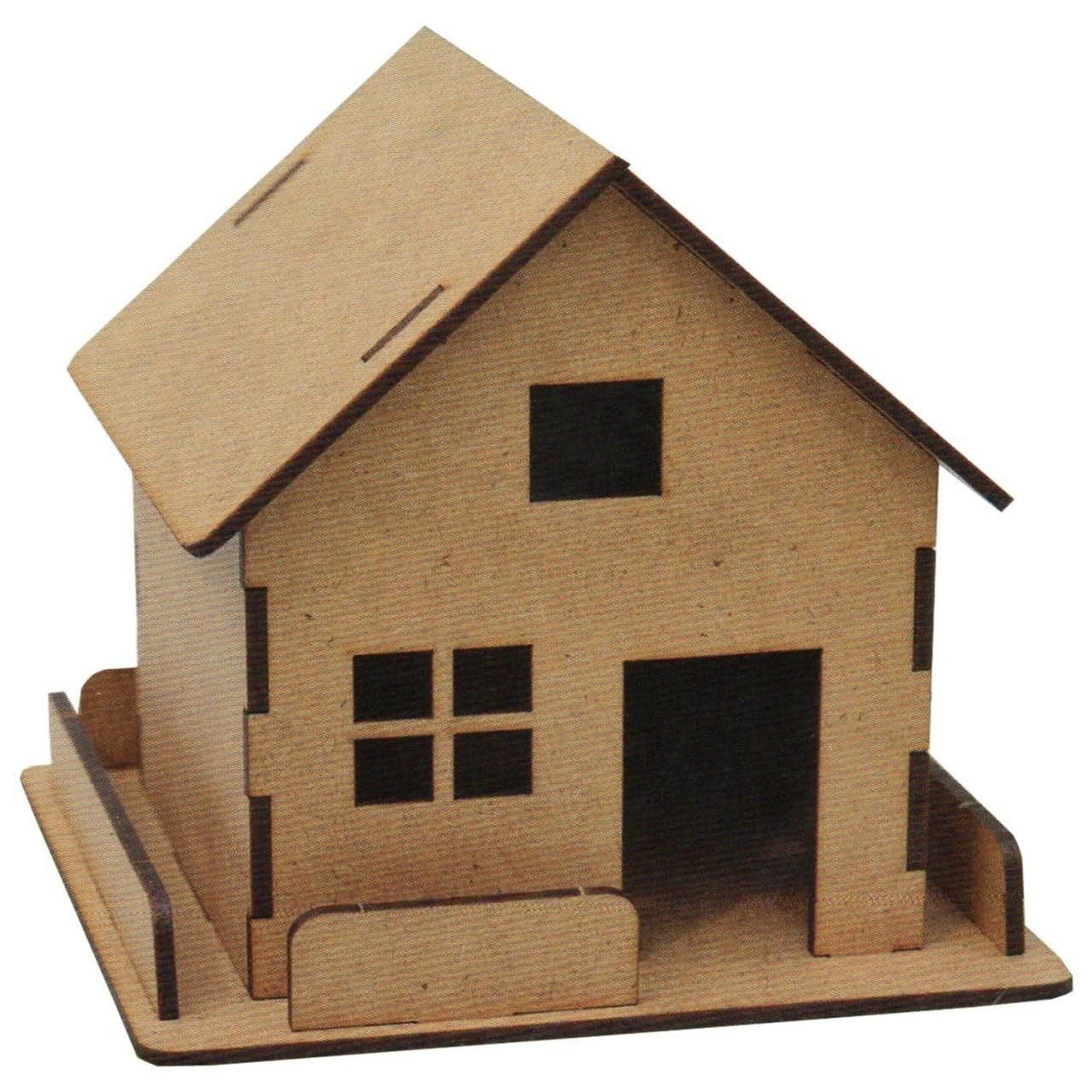 Toptan Alsa Ahşap Maket Çitli Ev