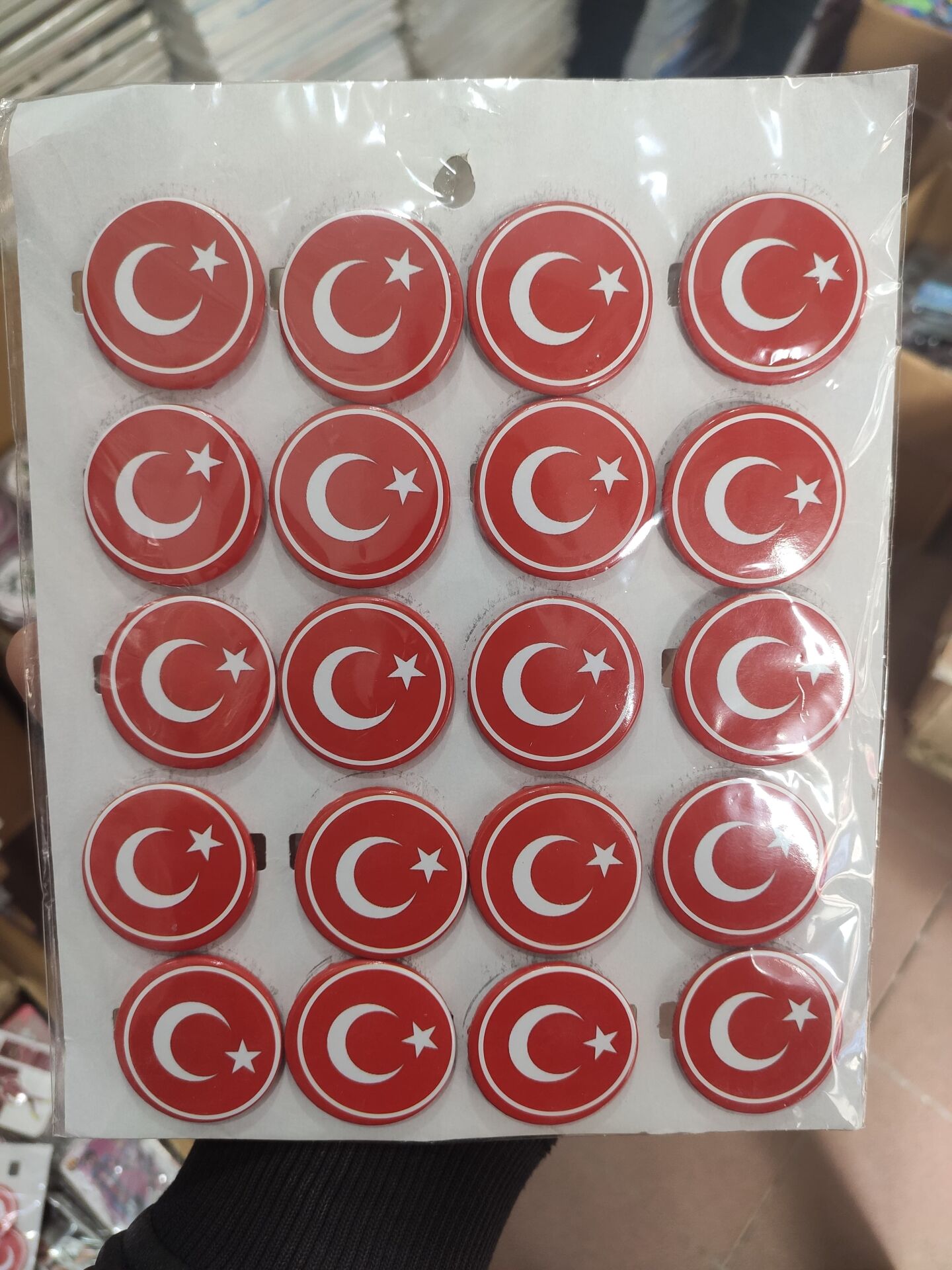 Toptan Türk Bayrağı Rozeti