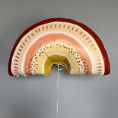 Toptan Boho Retro Gökkuşağı Folyo Balon