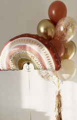 Toptan Boho Retro Gökkuşağı Folyo Balon