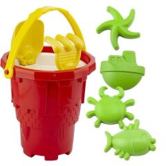 Toptan Büyük Aksesuarlı Kum Kovası seti