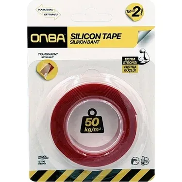 Toptan Onba Çift Taraflı Silikon Bant – 182 Yrd