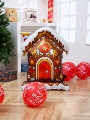Toptan Ayaklı Çikolata Evi Folyo Balon