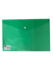 Toptan FC Şeffaf Yeşil Çıtçıtlı Dosya – 12'li Paket
