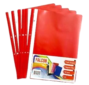 Toptan Falcon Telli Dosya – Kırmızı – 50'li Paket
