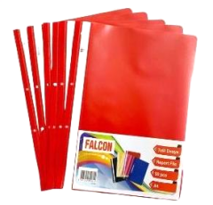 Toptan Falcon Telli Dosya – Kırmızı – 50'li Paket
