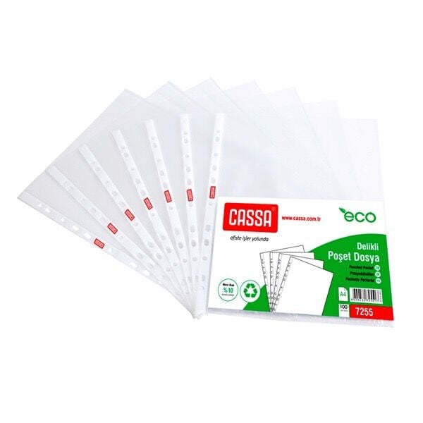 Toptan Cassa Poşet Dosya – 100'lü Paket