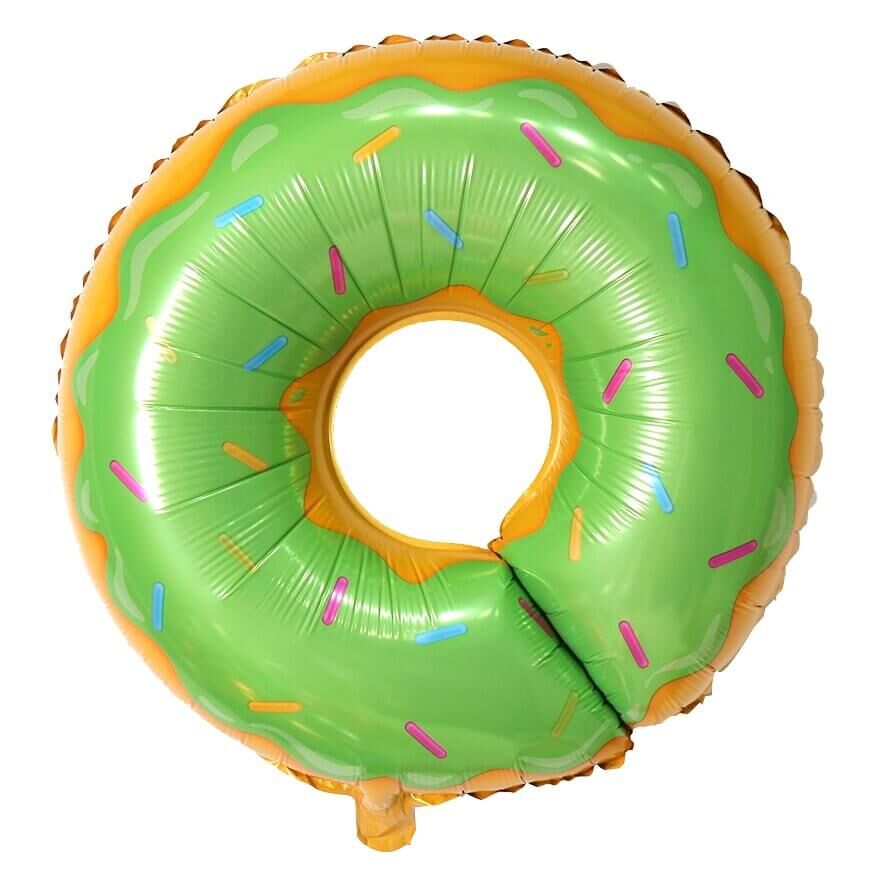 Toptan Yeşil Donut Folyo Balon