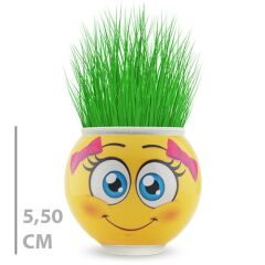 Toptan Yuvarlak Çimoji Çim Adam