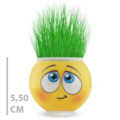 Toptan Yuvarlak Çimoji Çim Adam
