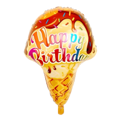 Toptan Happy Birthday Dondurma Folyo Balon