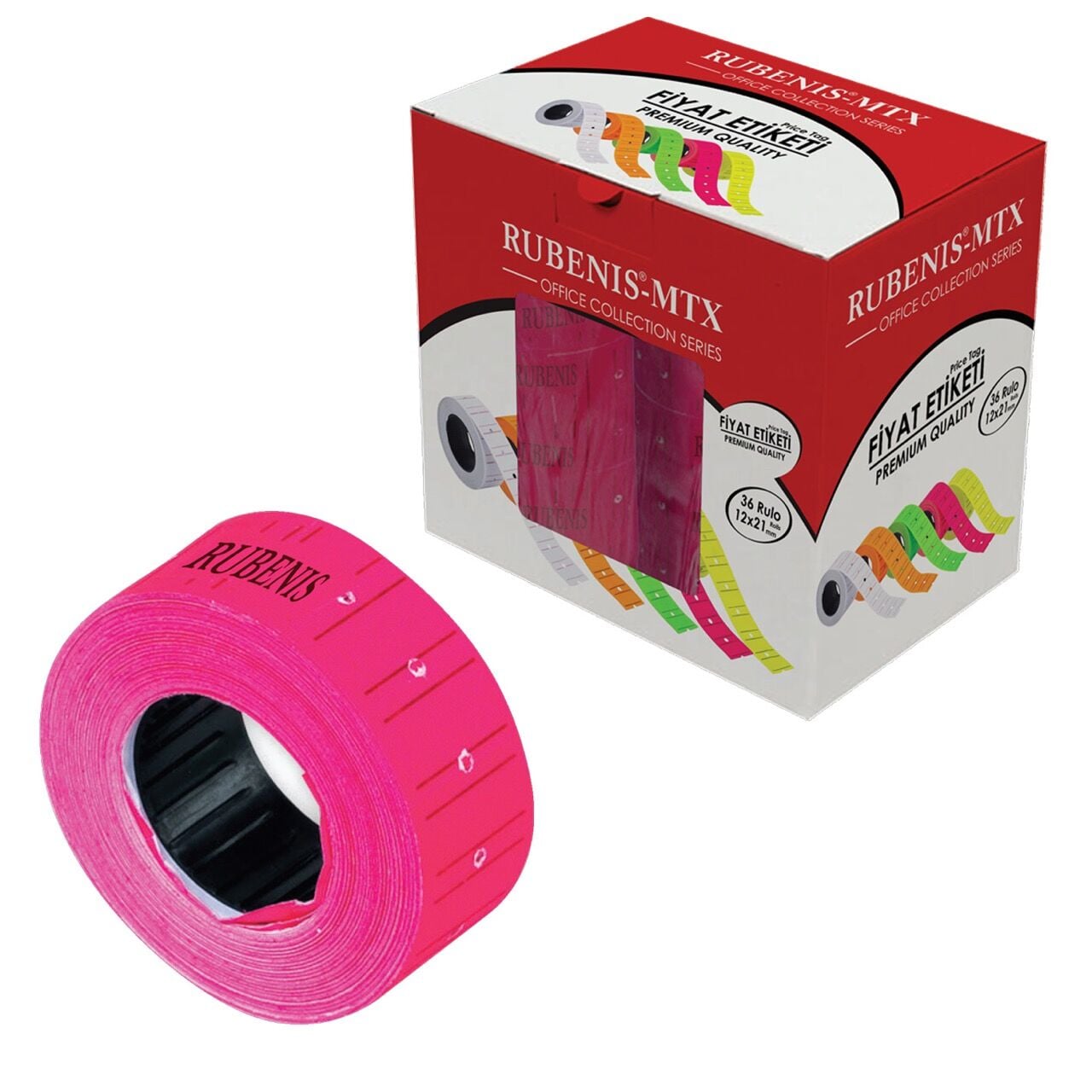 Toptan Pembe Fiyat Etiketi – 36'lı Paket