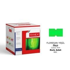 Toptan Yeşil Çizgili Fiyat Etiketi – 24'lü Paket