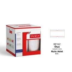 Toptan Beyaz Çizgili Fiyat Etiketi – 24'lü Paket