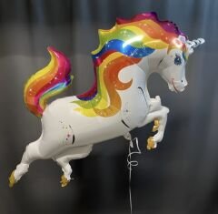 Toptan Rainbow Unicorn Folyo Balon
