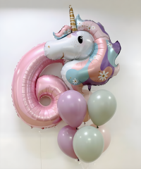 Toptan Hippie Unicorn Folyo Balon