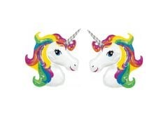 Toptan Unicorn Renkli 2'li Folyo Balon