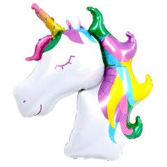 Toptan Iridescent Unicorn Folyo Balon