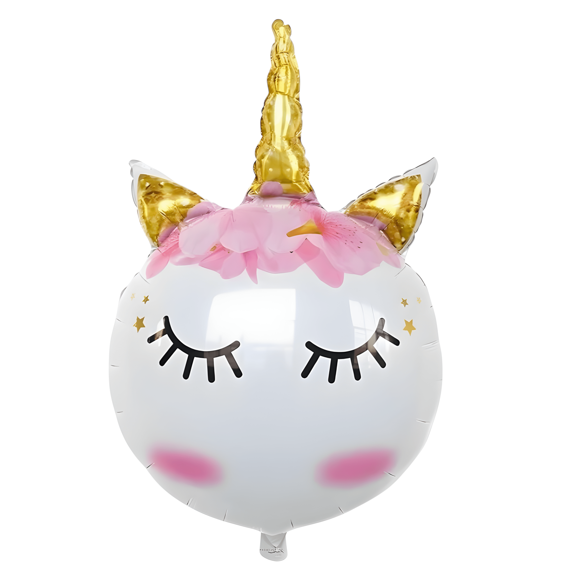 Toptan Eyelash Gold Unicorn Folyo Balon