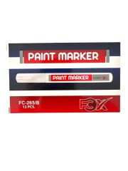 Toptan FCX Paint Marker Kalem – Beyaz – 12'li Paket