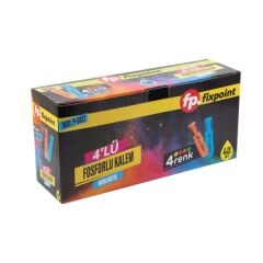 Toptan Fixpoint Fosforlu Kalem – 4'lü Paket