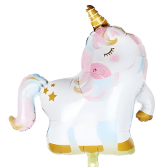 Toptan Unicorn Gold Folyo Balon