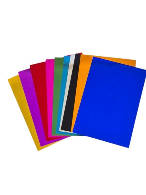 Toptan Kupon KFK 400 Metalik Aynalı Karton – A4 – 10 Renk – 100'lü Paket