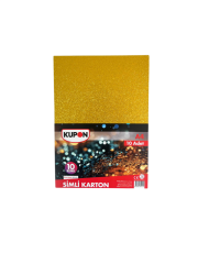 Toptan Kupon KFK 420 Simli Karton – A4 – 10 Renk – 100'lü Paket