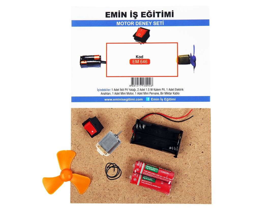 Toptan Motor Deney Seti