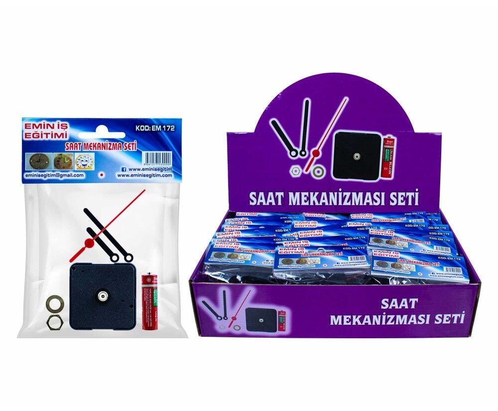 Toptan Saat Mekanizması Seti