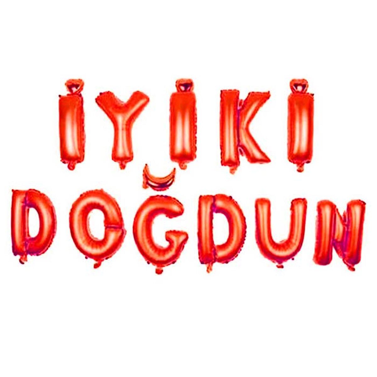 Toptan İyi Ki Doğdun Kırmızı Folyo Balon