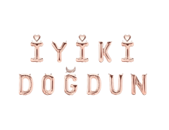 Toptan İyi Ki Doğdun Bronze Folyo Balon